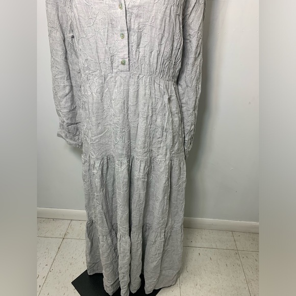 Zara Long Sleeve Dress in Light Gray - Picture 6 of 16